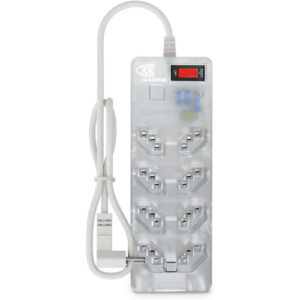 EXTENS&Atilde;O E FILTRO DE LINHA 2 METROS 8 TOMADAS 2P+T 10/16/20A 3 SAIDAS USB+USB C 2500W BM-8724 B-MAX
