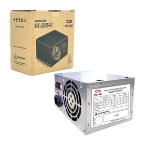 FONTE DE ALIMENTACAO C3TECH ATX 200W PS200V4 SEM CABO