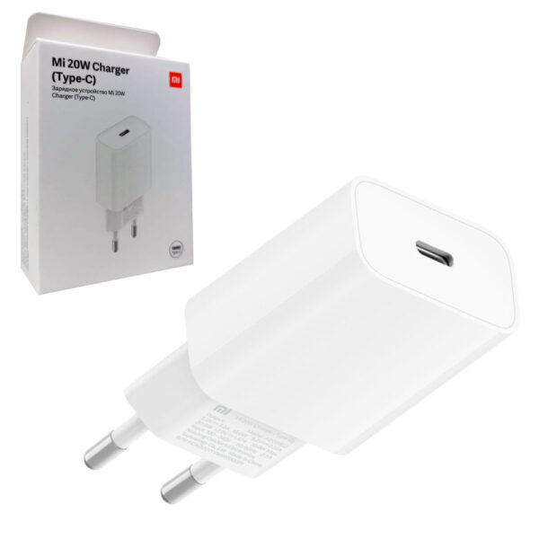 FONTE USB C TIPO C 20W CHARGER XIAOMI MI 20W AD201EU