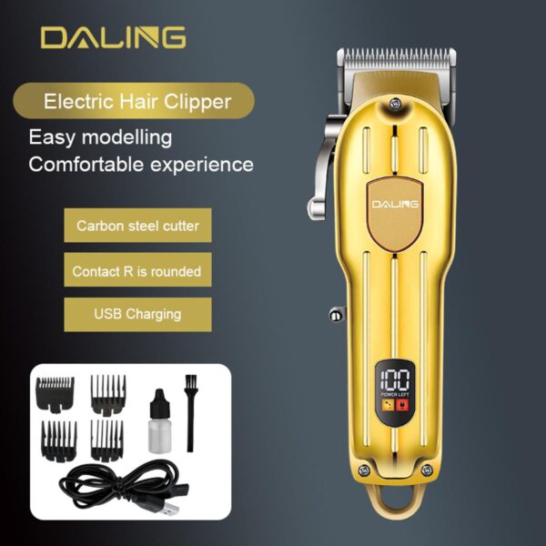 MAQUINA DE CORTE RECARREGÁVEL PROFISSIONAL HAIR TRIMMER DL-1818 DALING MAQUINA DE CORTE RECARREGÁVEL PROFISSIONAL HAIR TRIMMER DL-1818 DALING