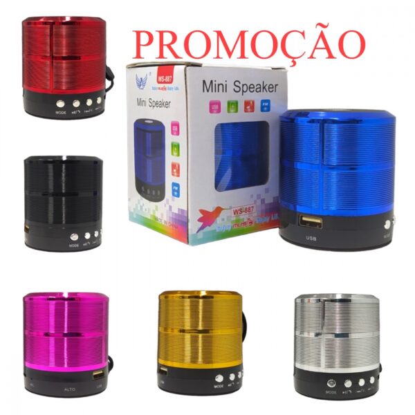 MINI SPEAKER WS-887 BLUETOOTH/USB/SD ALTOMEX MINI SPEAKER WS-887 BLUETOOTH/USB/SD ALTOMEX