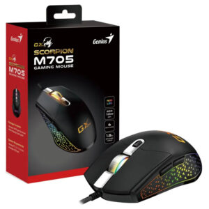 MOUSE GAMER USB SCORPION 800 A 7200DPI RGB M705 GENIUS