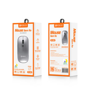 MOUSE WIRELESS BRUSHED BLACK HREBOS IF-216 800/1200/1600DPI