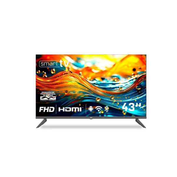 SMART TV 43'' HQ FULL HD HQS43NKHM ANDROID HDMI/BLUETOOTH/WIFI/USB SMART TV 43'' HQ FULL HD HQS43NKHM ANDROID HDMI/BLUETOOTH/WIFI/USB