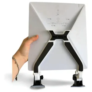 SUPORTE VENTOSA PARA STARLINK COM TRAVA BRANCA