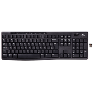 TECLADO LOGITECH K270 SEM FIO PRETO PADRAO BRASIL