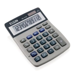 CALCULADORA ELGIN 12 DIGITOS MV4122 SOLAR MV-4122