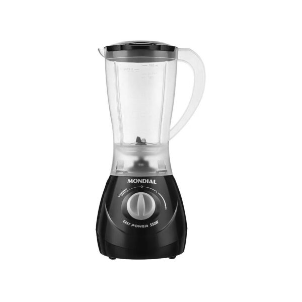 LIQUIDIFICADOR MONDIAL L-550 550W 2V 6802-02 PRETO 220V LIQUIDIFICADOR MONDIAL L-550 550W 2V 6802-02 PRETO 220V