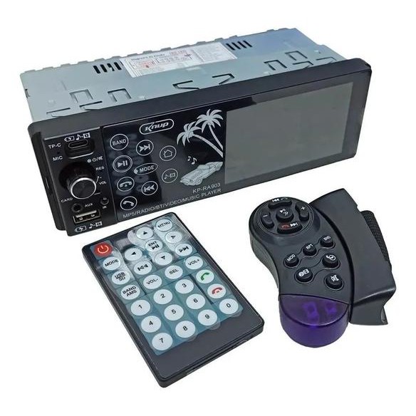 TOCA RADIO MP5 PLAYER AUTOMOTIVO KP-RA903 KNUP TOCA RADIO MP5 PLAYER AUTOMOTIVO KP-RA903 KNUP