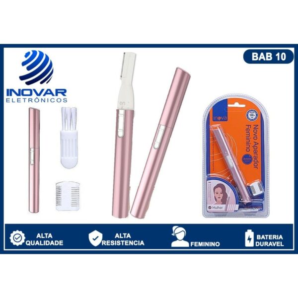 APARADOR DE PELOS ELETRICO MINI PORTATIL TMQ-12285 INOVA MULHER APARADOR DE PELOS ELETRICO MINI PORTATIL TMQ-12285 INOVA MULHER