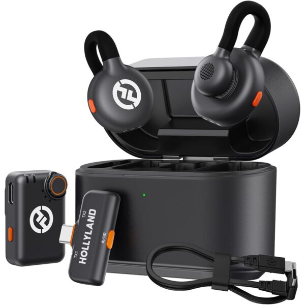 MICROFONE DE LAPELA HOLLYLAND LARK M2S ULTIMATE COMBO COM 2TX+3RX USB-C LIGHTNING E CAMERA MICROFONE DE LAPELA HOLLYLAND LARK M2S ULTIMATE COMBO COM 2TX+3RX USB-C LIGHTNING E CAMERA