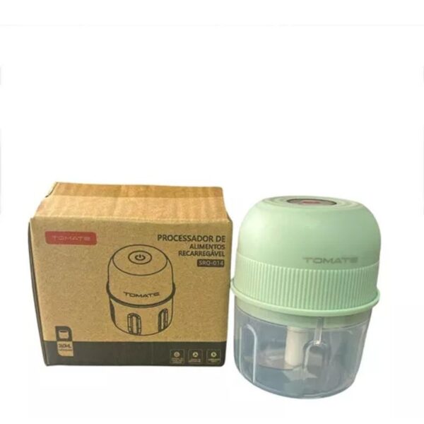MINI PROCESSADOR DE LIMENTOS RECARREGÁVEL SRQ-017 250ML TOMATE MINI PROCESSADOR DE LIMENTOS RECARREGÁVEL SRQ-017 250ML TOMATE