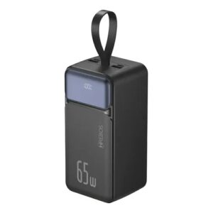 CARREGADOR PORTÁTIL POWER BANK RORZA 50000MAH 65W PB-998 HREBOS PREMIUM