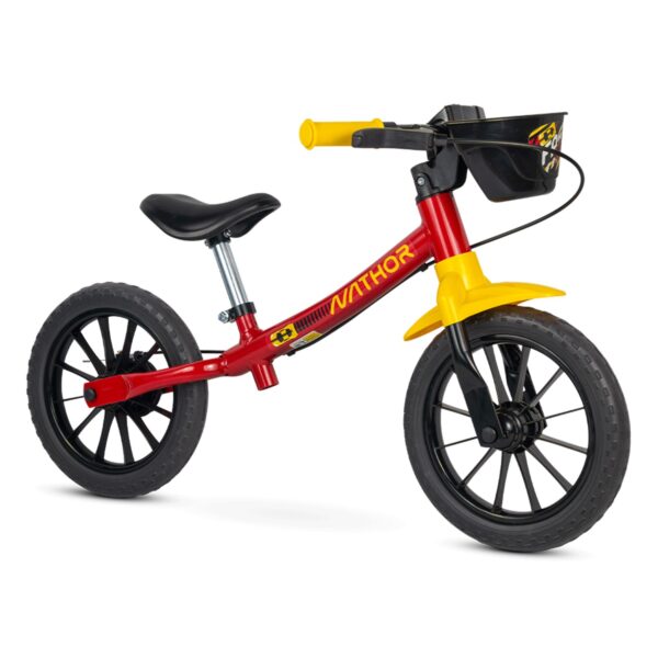 BICICLETA DE EQUILIBRIO ARO 12 BALANCE BIKE FAST VERMELHA SEM PEDAL NATHOR BICICLETA DE EQUILIBRIO ARO 12 BALANCE BIKE FAST VERMELHA SEM PEDAL NATHOR