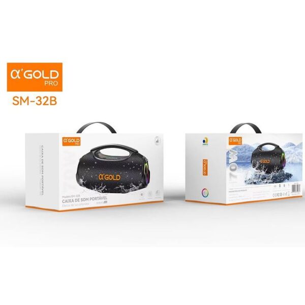 SPEAKER BLUETOOTH 70W IPX6 SM-32B AGOLD SPEAKER BLUETOOTH 70W IPX6 SM-32B AGOLD