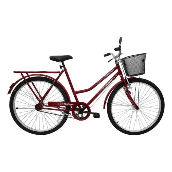 BICICLETA ARO 26 MALAGA R.DUPLO COM CESTO SUE VERMELHO BICICLETA ARO 26 MALAGA R.DUPLO COM CESTO SUE VERMELHO