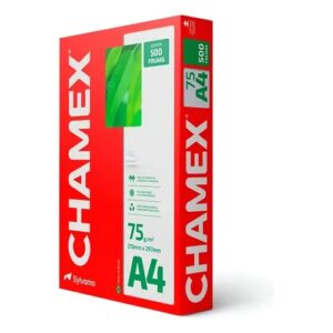 PAPEL A4 500 FOLHAS CHAMEX  210X297 500F