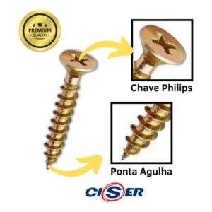 PARAFUSO ROSCA SOBERBA 4.0X16M PHILIPS PA CH FI PH