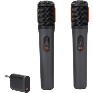 MICROFONE SEM FIO DUPLO JBL PARTYBOX WIRELESS MIC JBLPWIRELESSMIC