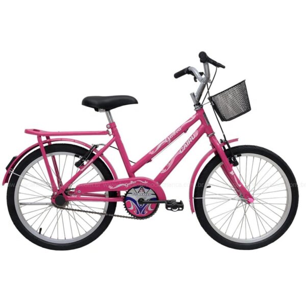 BICICLETA 20 GENOVA COM CESTO V.B ROSA/PINK CAIRU BICICLETA 20 GENOVA COM CESTO V.B ROSA/PINK CAIRU
