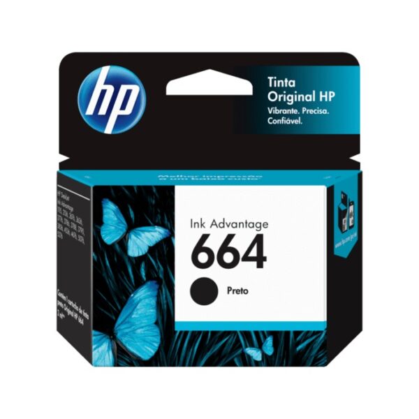 CARTUCHO HP 664 PRETO F6V29AB CARTUCHO HP 664 PRETO F6V29AB