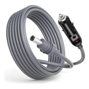 FONTE VEICULAR PARA STARLINK 5 METROS PINO 3MM COM VOLTIMETRO E SAIDA USB E USB C