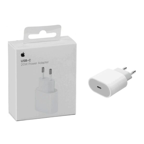 FONTE USB C 20W POWER ADAPTER APPLE ORIGINAL MHJG3BZ/A MHJE3ZM/A MUVU3BZ/A MUVV3ZM/A MD3J4ZM/A