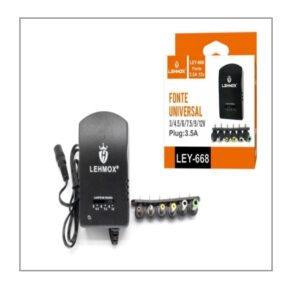 FONTE UNIVERSAL REGULADA 30W 3.5A 6 PLUGUES NY-52 LEHMOX