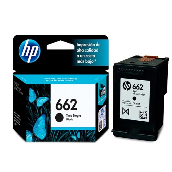 CARTUCHO HP 662 PRETO CZ103AB CARTUCHO HP 662 PRETO CZ103AB