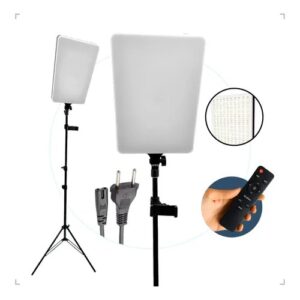 LUMINARIA RING LIGHT RETANGULAR 21,80X29,5CM 20W COM TRIP&Eacute; 2,10M MLG-195 TOMATE
