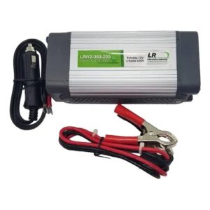 INVERSOR DE TENS&Atilde;O VEICULAR 350W CHARGE CAR ENTRADA DC 12V SAIDA AC 220V IF-379 HREBOS PREMIUM