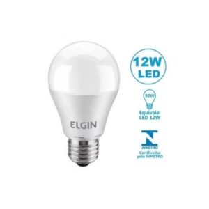 LAMPADA LED 12W BULBO BIVOLT 6500K 1050 LUMENS ELGIN E27