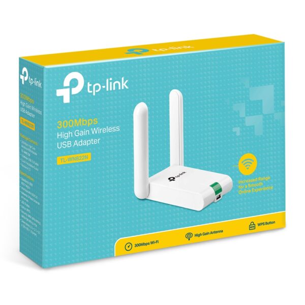 ADAPTADOR WIRELESS USB TL-WN822N 300MBPS TP-LINK