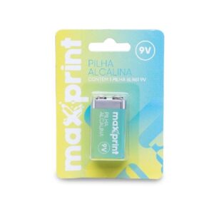BATERIA 9V ALCALINA MAXPRINT C/1UN