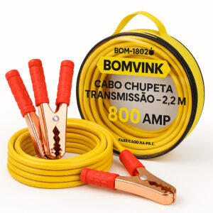 CABO CHUPETA PARA BATERIA 800AMP 2.2 METROS BOM-1801 BOMVINK