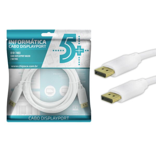 CABO DISPLAYPORT MACHO 2MTS CHIP SCE 018-7493