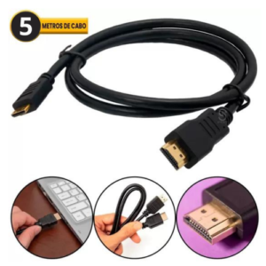 CABO HDMI 5.0M 4K MHD-4025 TOMATE