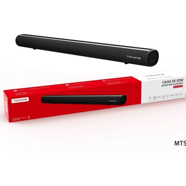 CAIXA DE SOM SOUND BAR 110W BLUETOOTH MTS-2033 TOMATE