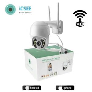 CAMERA IP INTELIGENTE PANORAMICA 360&deg; ICSEE 1080P FUL HD CA-1003 COM BOCAL