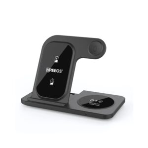 CARREGADOR DOCK STATION 3 EM 1 PROSINC WIRELESS 18W HREBOS DK-202