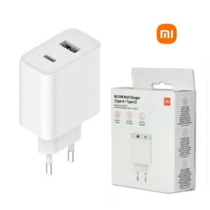 FONTE USB C 33W WALL CHARGER TYPE-A + TYPE-C XIAOMI AD332EU