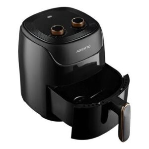 FRITADEIRA ELETRICA AIR FRYER 4 LITROS SUPREMMA AFSC01N-02 PRETA MECANICA 1400W AGRATTO 220V