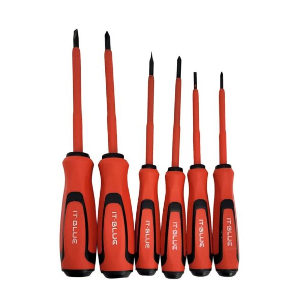 KIT CHAVE DE FENDA E PHILIPS 6 PE&Ccedil;AS H1721 HOLDA