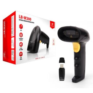 LEITOR DE CODIGO DE BARRAS SEM FIO 1D LB-W200BK V3 C3TECH