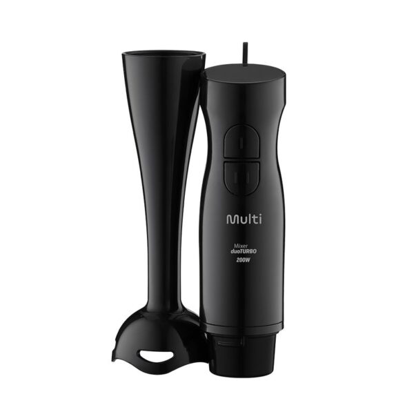 MIXER DUO TURBO 200W GO018 MULTILASER COM COPO 200ML 220V