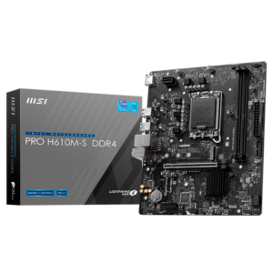 PLACA MAE INTEL MSI PRO H610M-S DDR4 LGA1700 12° 13° E 14 GERACÃO