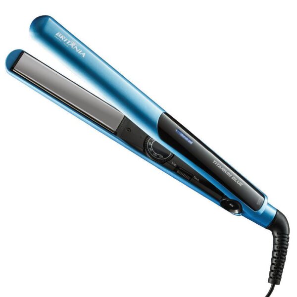 PRANCHA ALISADORA BRITANIA TITANIUM BLUE 35W BIVOLT