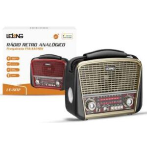RADIO RETR&Ocirc; ANAL&Oacute;GICO BLUETOOTH AM/FM/SW LE-602 LELONG