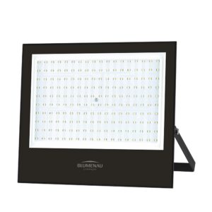 REFLETOR LED 200W ALUMINIO QUADRADO IP66 6500K BIVOLT PRETO BLUMENAU 78200600