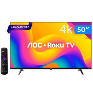 SMART TV 50'' AOC-PHILIPS LED 4K 50U7045/78 ROKU TV